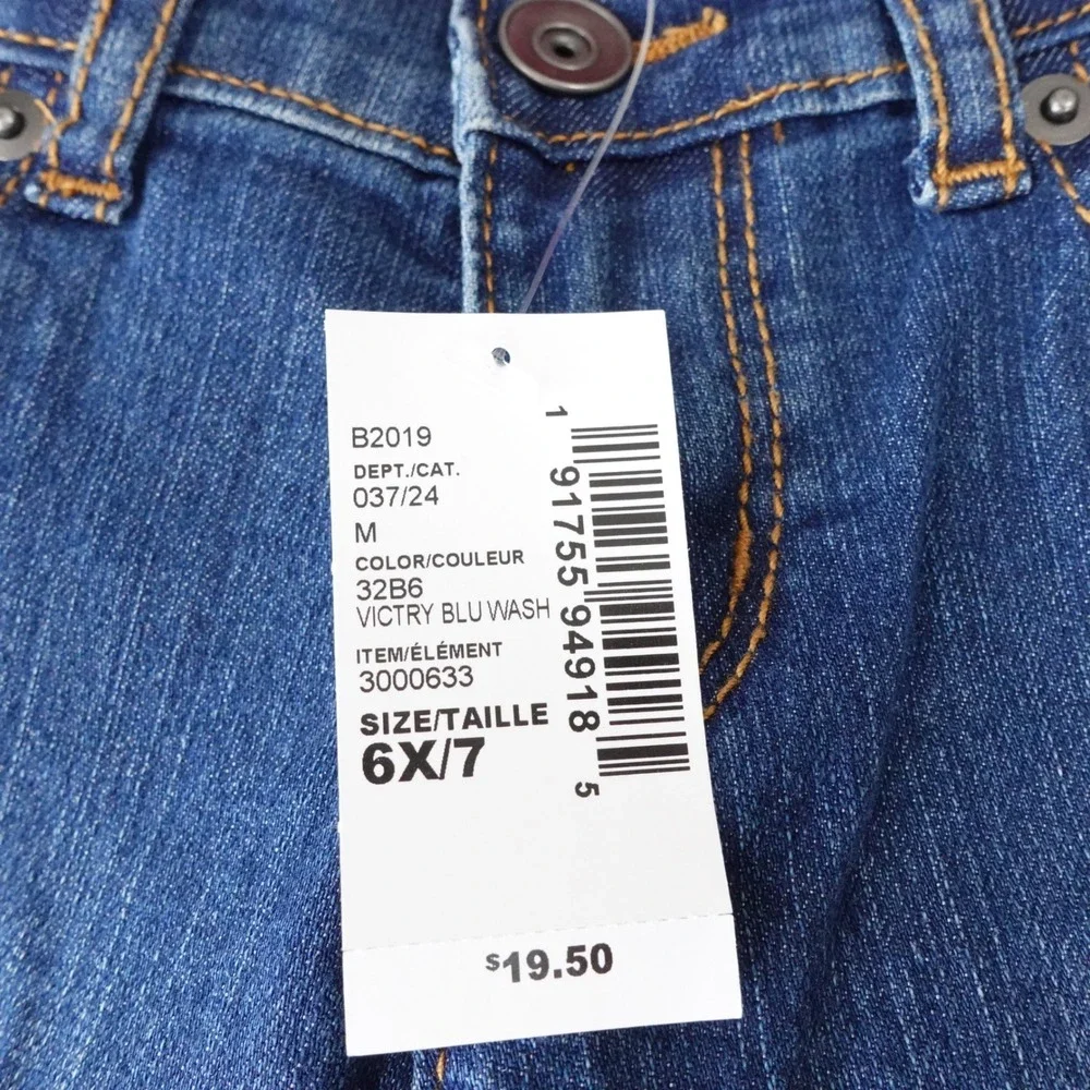 The Children's Place Girls Bootcut Jeans Victry Blu Wash Size 6X/7 NWT